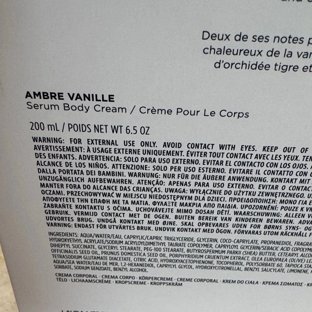 Laura Mercier Ambre Vanille Delicious and Decadent Trip Set NWT